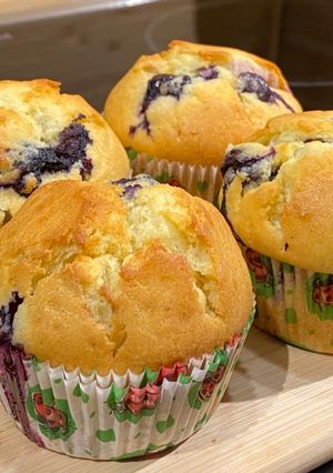 รูปของ บลูเบอร์รี่มัฟฟิน Blueberry Muffins