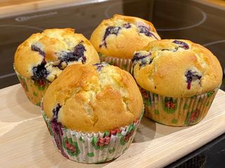 บลูเบอร์รี่มัฟฟิน Blueberry Muffins