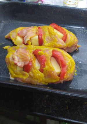 Una foto de Pollo al horno