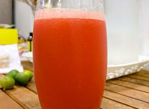 Hình của món Nước ép dưa hấu, dưa leo, bạc hà (có thể thay bằng húng lủi).