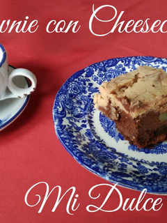 Foto principal de Brownie con cheesecake