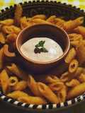 Mezze Penne con Mousse di Tonno alla Menta “Nachos Style”