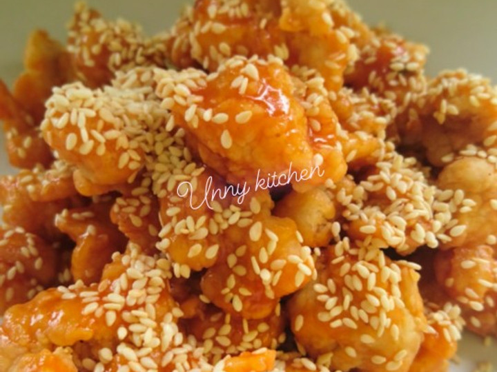 Cara Membuat Ayam popcorn saos honey lemon Bunda Pasti Bisa