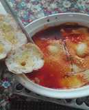 Falsa lasaña, verduras con chilorio