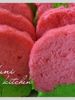 Foto resep 21. Bolu kukus pelangi