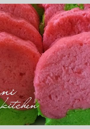 Foto resep 21. Bolu kukus pelangi
