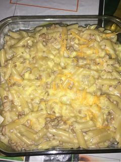Una foto de Pasta con bechamel