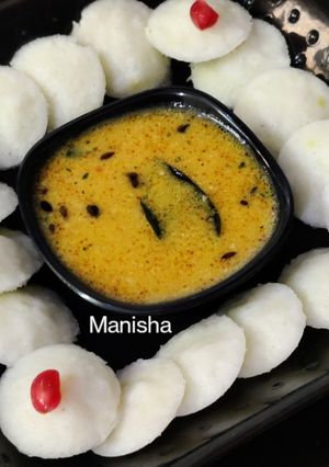 A picture of Bhagar Idli(Barnyard Millet).