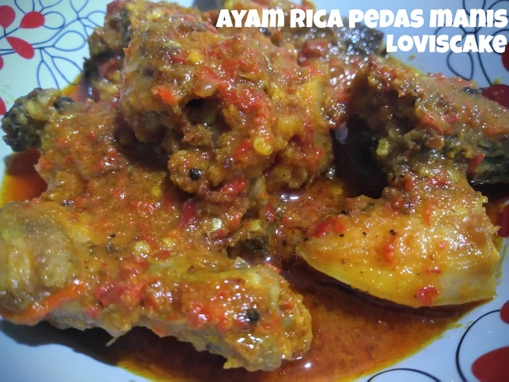 Langkah Gampang Membuat Resep Ayam rica pedas manis yang Enak Banget Anti Ribet, Mantap Sekali