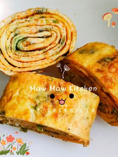 Foto resep Telur dadar gulung