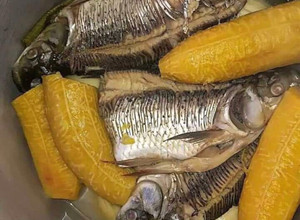 Una foto de Viuda de pescado salado