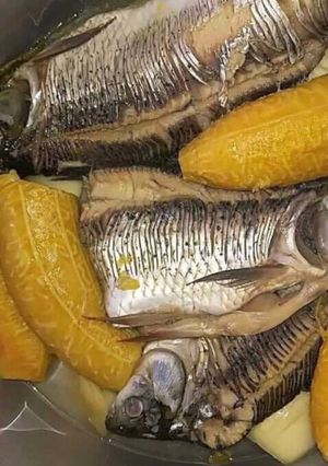 Una foto de Viuda de pescado salado