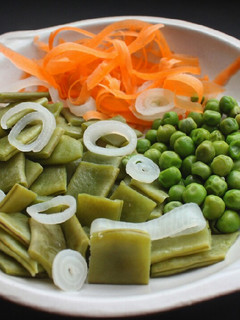 Una foto de Verduras al vapor