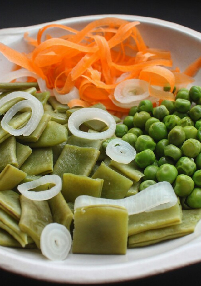 Una foto de Verduras al vapor