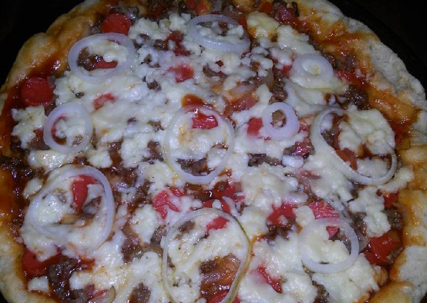 Beef Pizza Teflon Special