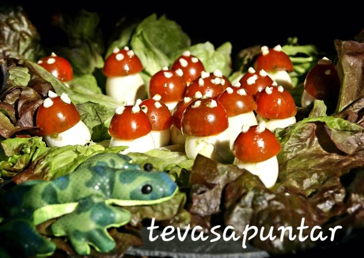 Ensalada "El bosque encantado" 🍄🎃 🍅🕷🕸🍅🎃🍄