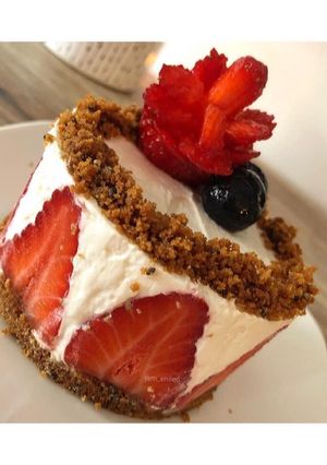 Une photo de Dessert fraise 🍓