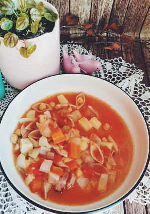 Une photo de Minestrone de légumes