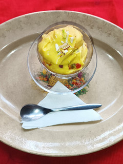 A picture of Mango Paneer Ice Cream (A Refreshing Treat).