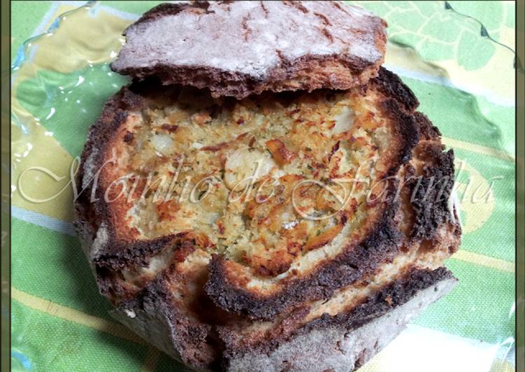 Recipe of Favorite Broa com recheio de bacalhau