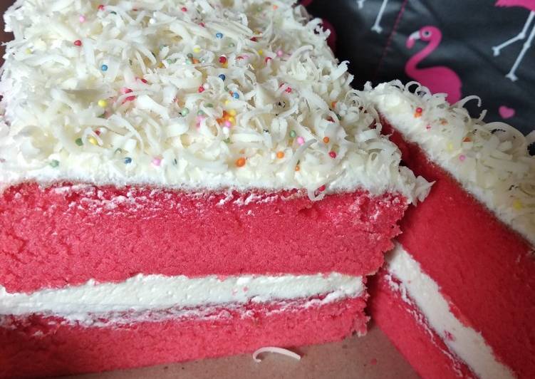 Bagaimana mengolah Bolu redvelvet lembut anti gagal yang Bikin Ngiler