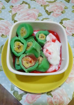 Foto resep Es pisang ijo