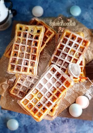 Une photo de GAUFRES (LA RECETTE D'ALAIN LENOTRE)