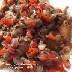 A picture of Tuna sambal matah 🌶.