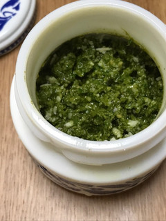 Una foto de Homemade 🏡 Fresco pesto de albahaca