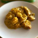 Pollo en salsa de mango al curry