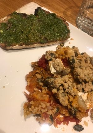 Una foto de Crumble de hinojo (fenouille)