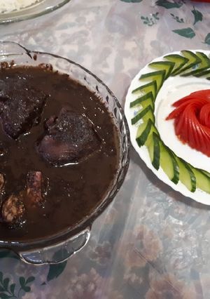 عکسی از دستور فسنجان به سبک جنوب