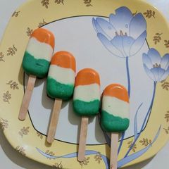 A picture of INDEPENDENCE 🇮🇳DAY special CAKESICLE.