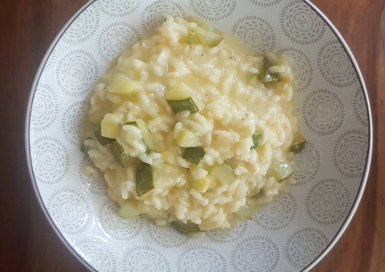 La Recette Pas à Pas Risotto courgettes