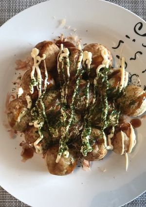 Una foto de Takoyaki