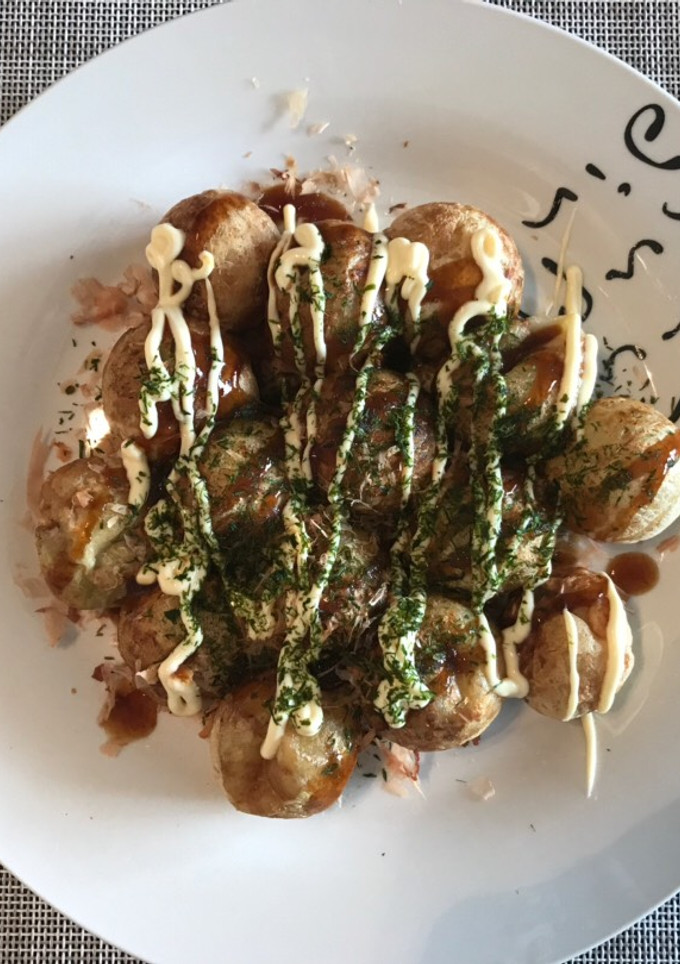 Una foto de Takoyaki