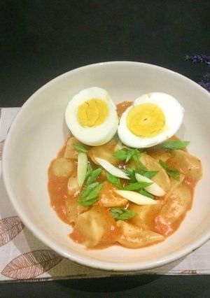 Foto resep Tteokbokki / rice cake