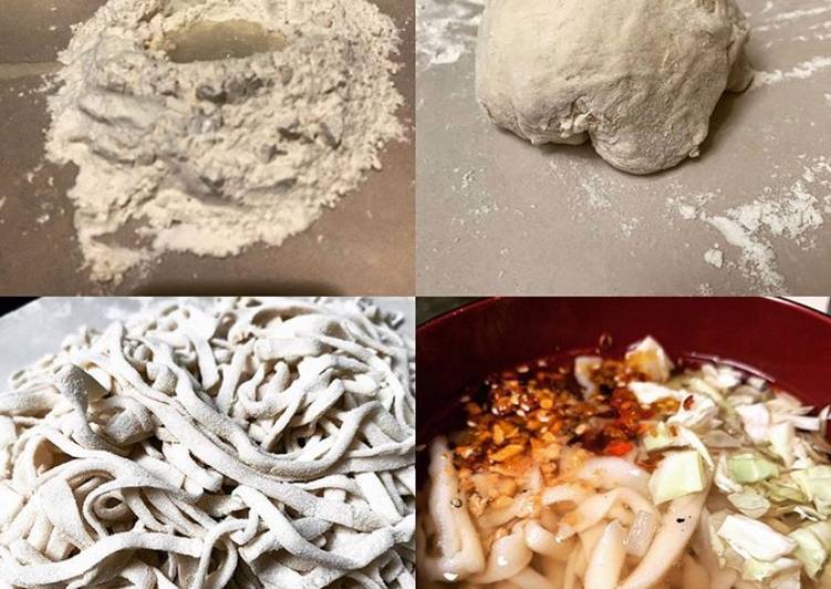 Steps to Prepare Super Quick Homemade Homemade Knife Cut beef Noodles from scratch