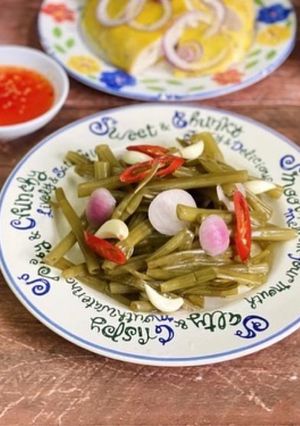 Hình của món Dưa Rau Muống.