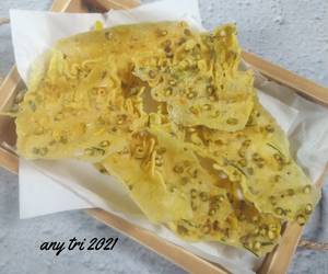 Masakan Unik Rempeyek kacang hijau Lezat Mantap