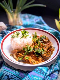 巴基斯坦/北印度櫛瓜咖哩 (torai ki sabzi) - 五辛素 的食譜成品照片