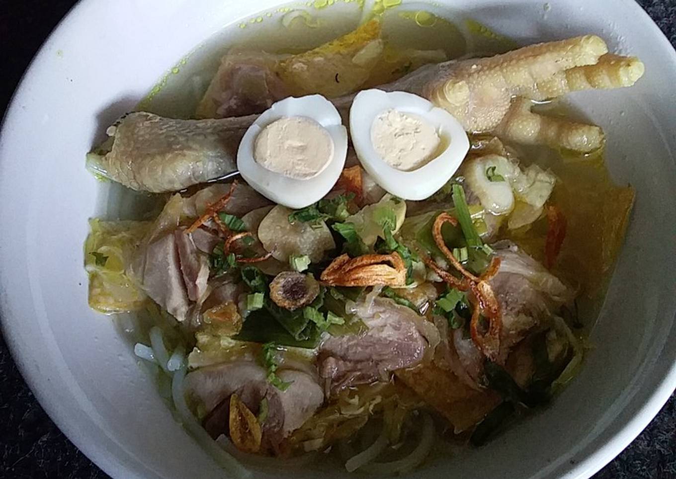 Soto ayam sederhana