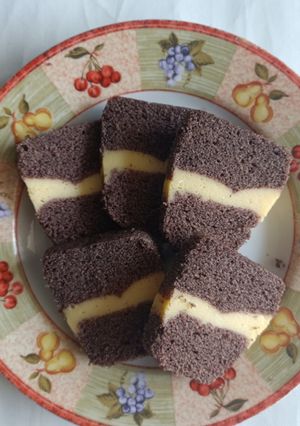Foto resep Bolu Kukus Ketan Hitam Keju