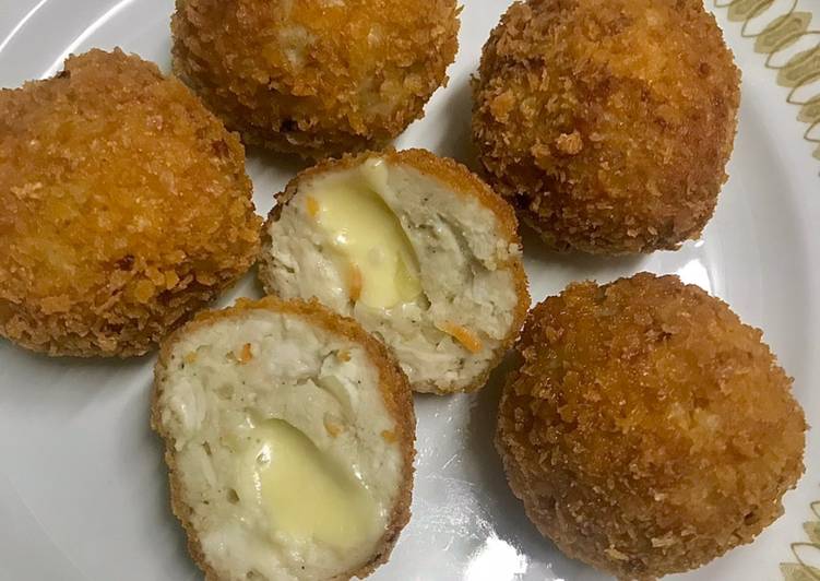 Homemade Cheezy Chicken Balls