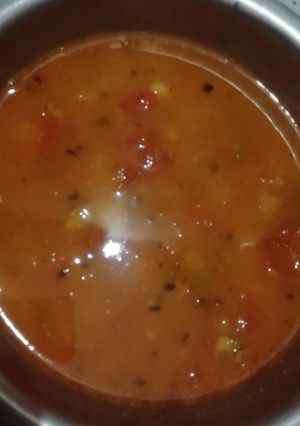 A picture of Sambar masala.