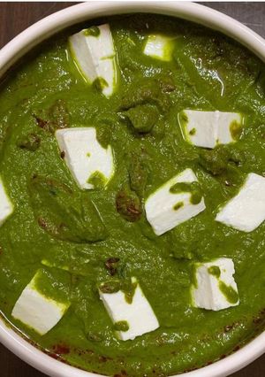 A picture of Saaag paneer (winter special) #ws1.