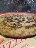 Oat Flour Banana Pancakes with Raisins and Carob Syrup