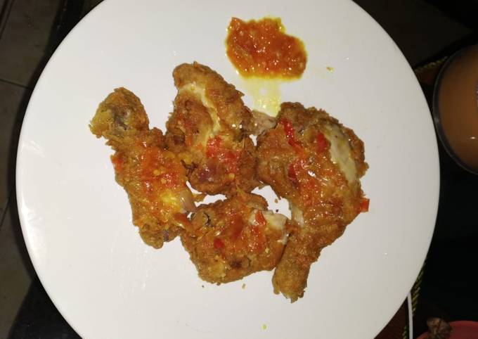 Ayam geprek anti gagal