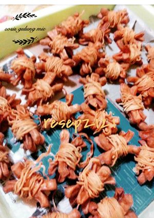 Foto resep Sosis gulung mie