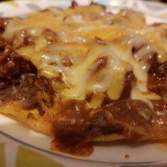 A picture of Mexican pizza.